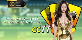 Captura da interface do cc77 com cassino, destacando a diversidade de jogos.